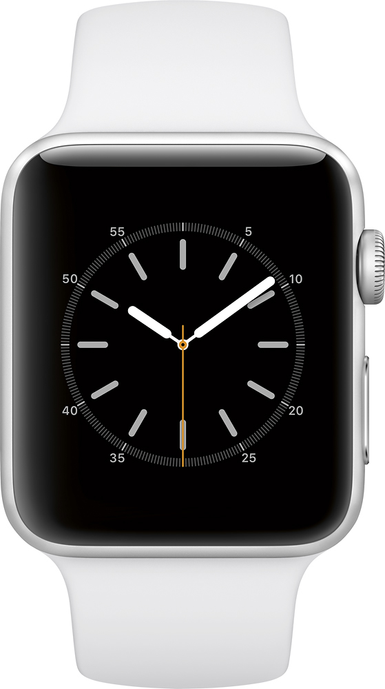 スマートフォン/携帯電話 その他 Best Buy: Apple Watch Series 2 42mm Silver Aluminum Case White 