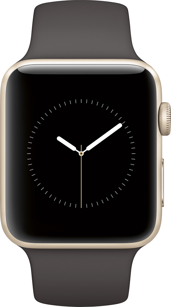 PC/タブレット PC周辺機器 Best Buy: Apple Watch Series 2 42mm Gold Aluminum Case Cocoa Sport 