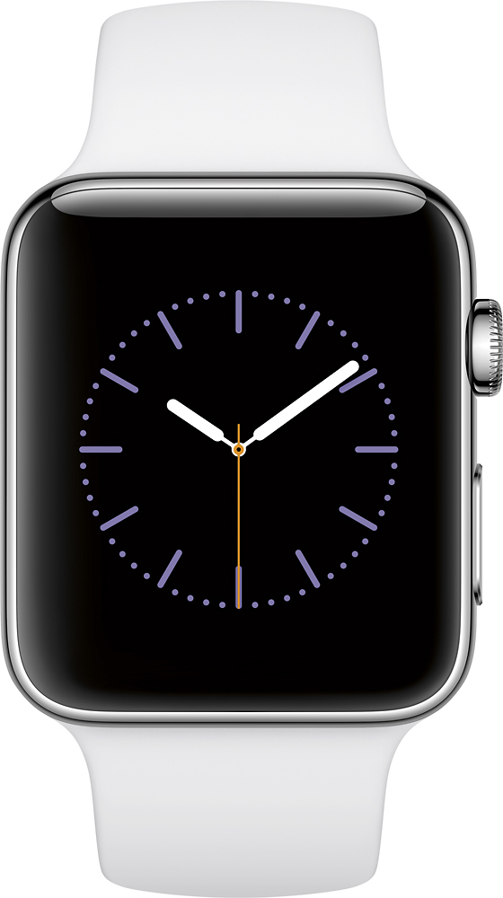 Best Buy: Apple Watch Series 2 mm Stainless Steel Case White