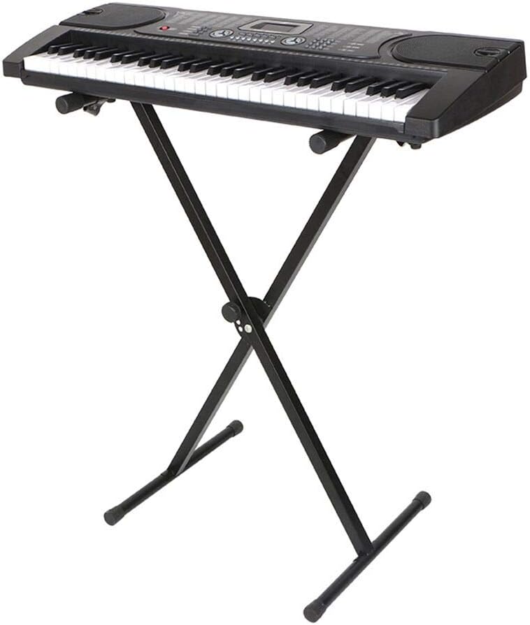 Angle. Winado - Heavy Duty Keyboard Stand and Bench, Adjustable Height and Portable (Single-X).