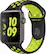 Front. Apple - Apple Watch Nike+ 42mm Space Gray Aluminum Case Black/Volt Nike Sport Band - Space Gray Aluminum.