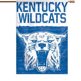 WinCraft - Kentucky Wildcats 28" x 40" College Vault Single-Sided House Banner - Multicolor
