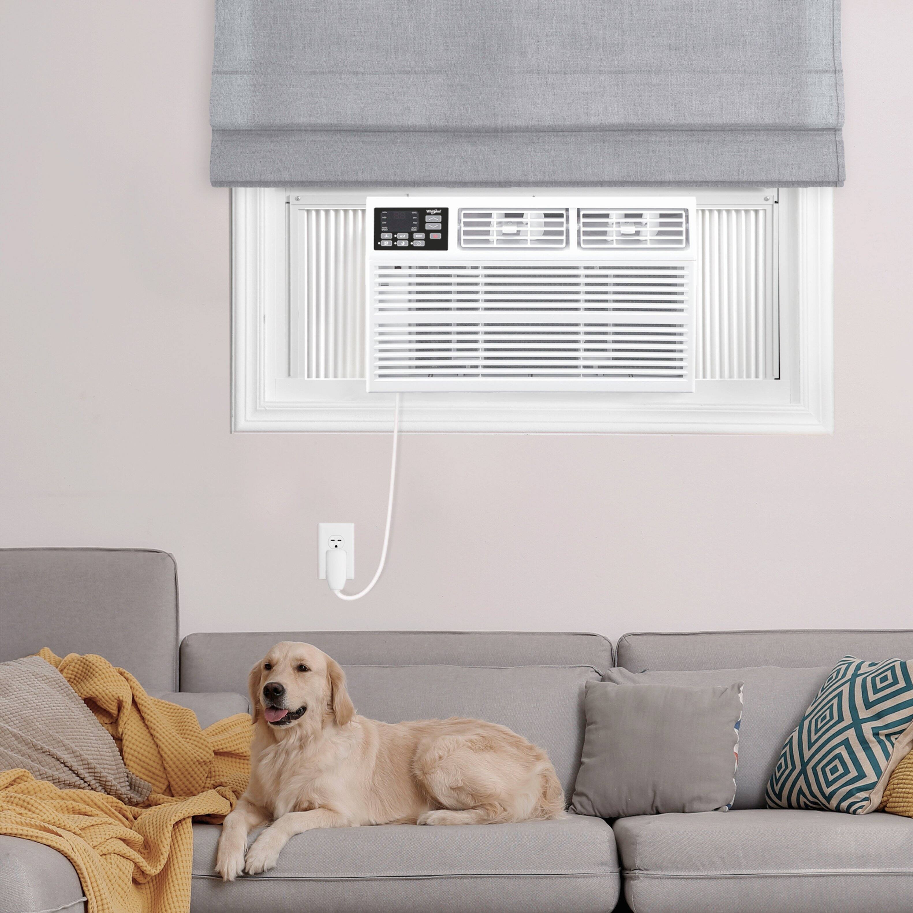 Alt View 4. Whirlpool - 1,500 Sq. Ft. 24,000 BTU 230V Window Air Conditioner - White.