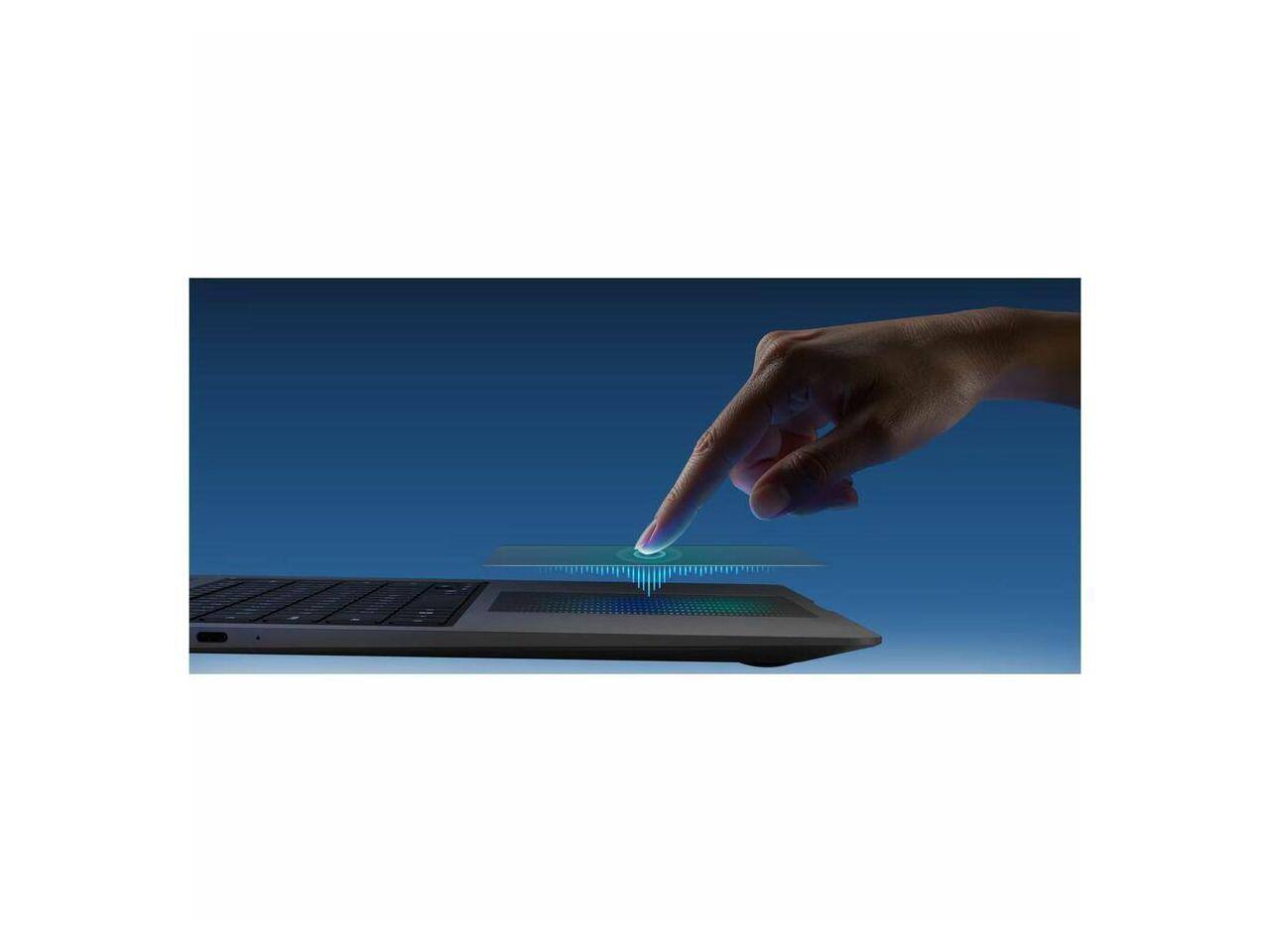Alt View 5. Samsung - Samsung Galaxy Book6 Pro 16" Touchscreen - Intel Core Ultra 7, 32 GB, 1 TB SSD, Wi-Fi 7 - Gray.