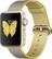 Front. Apple - Apple Watch Series 2 38mm Gold Aluminum Case Yellow/Light Gray Woven Nylon Band - Gold Aluminum.