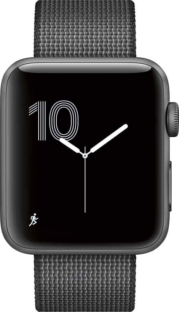 Best Buy Apple Watch Series 2 42mm Space Gray Aluminum Case Black