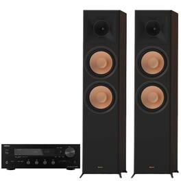 Klipsch - Reference Premiere RP-8000F II Floorstanding Speaker Pair + Onkyo TX-8470 2-Channel Wi-Fi Stereo Receiver Bundle