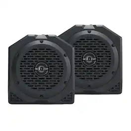 MB Quart - Rear Coaxial Speakers Upgrade for 21-24 Ford Bronco, 6.5" Speaker Pods - Black