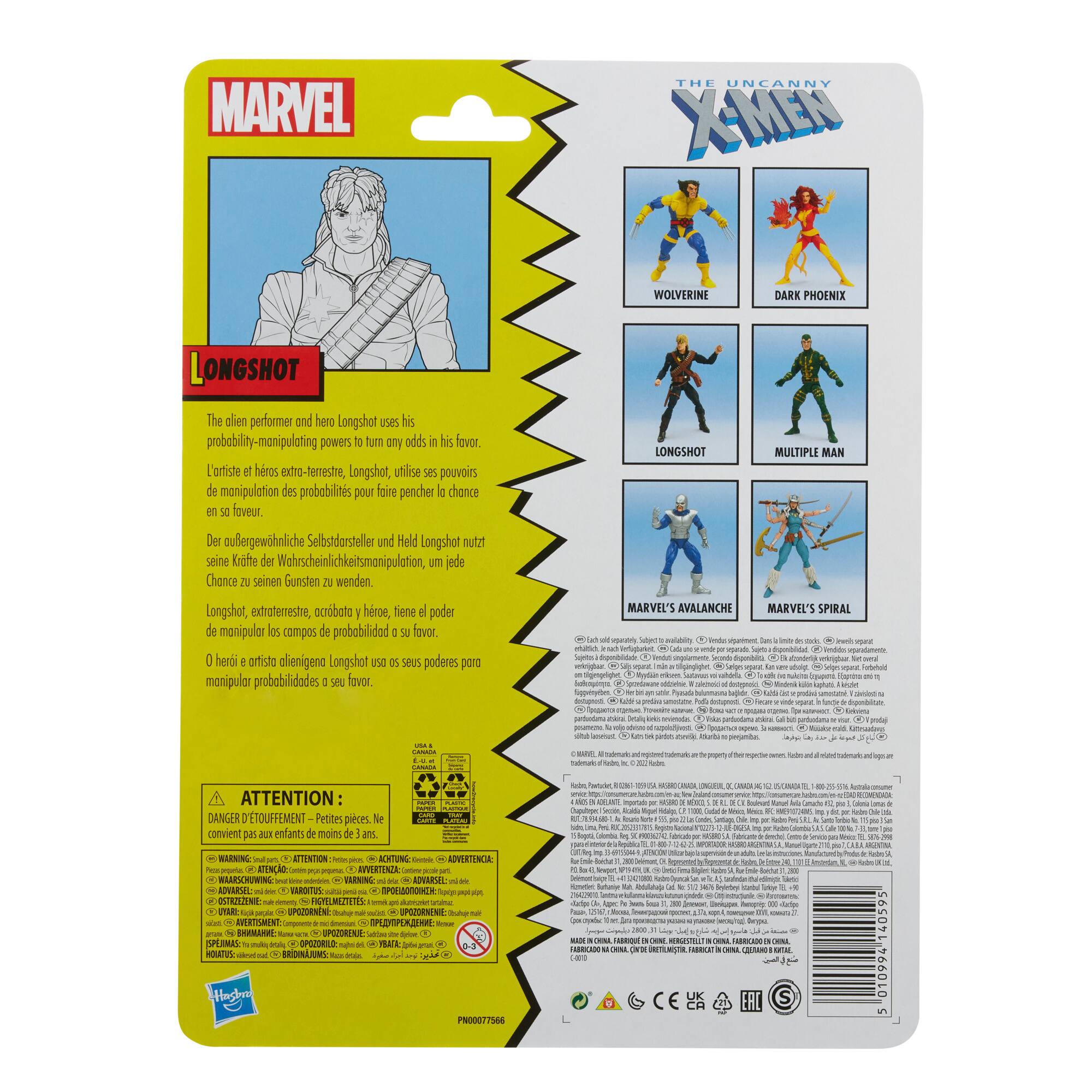 Alt View 15. Marvel - Legends Series Marvel Comics The Uncanny X-Men Longshot.