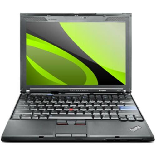 Front Standard. Lenovo - 12" ThinkPad Notebook - 8 GB Memory - 320 GB Hard Drive - Black.