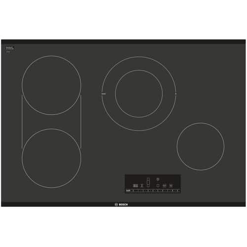 Bosch - 800 Series 30" Electric Cooktop - Black - Larger Front