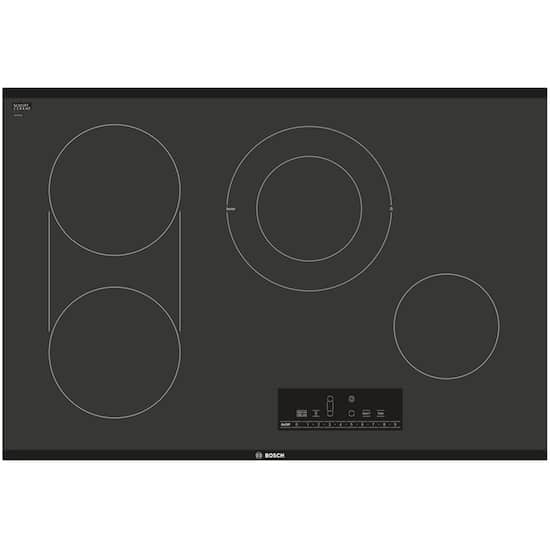 Bosch 800 Series 30 Electric Cooktop Black Net8068uc Best Buy