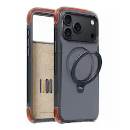 TORRAS - Ostand Q3 Air Pro iPhone 18 Pro Case: 16.4FT Drop, 180° Kickstand, MagSafe - Obsidian Core