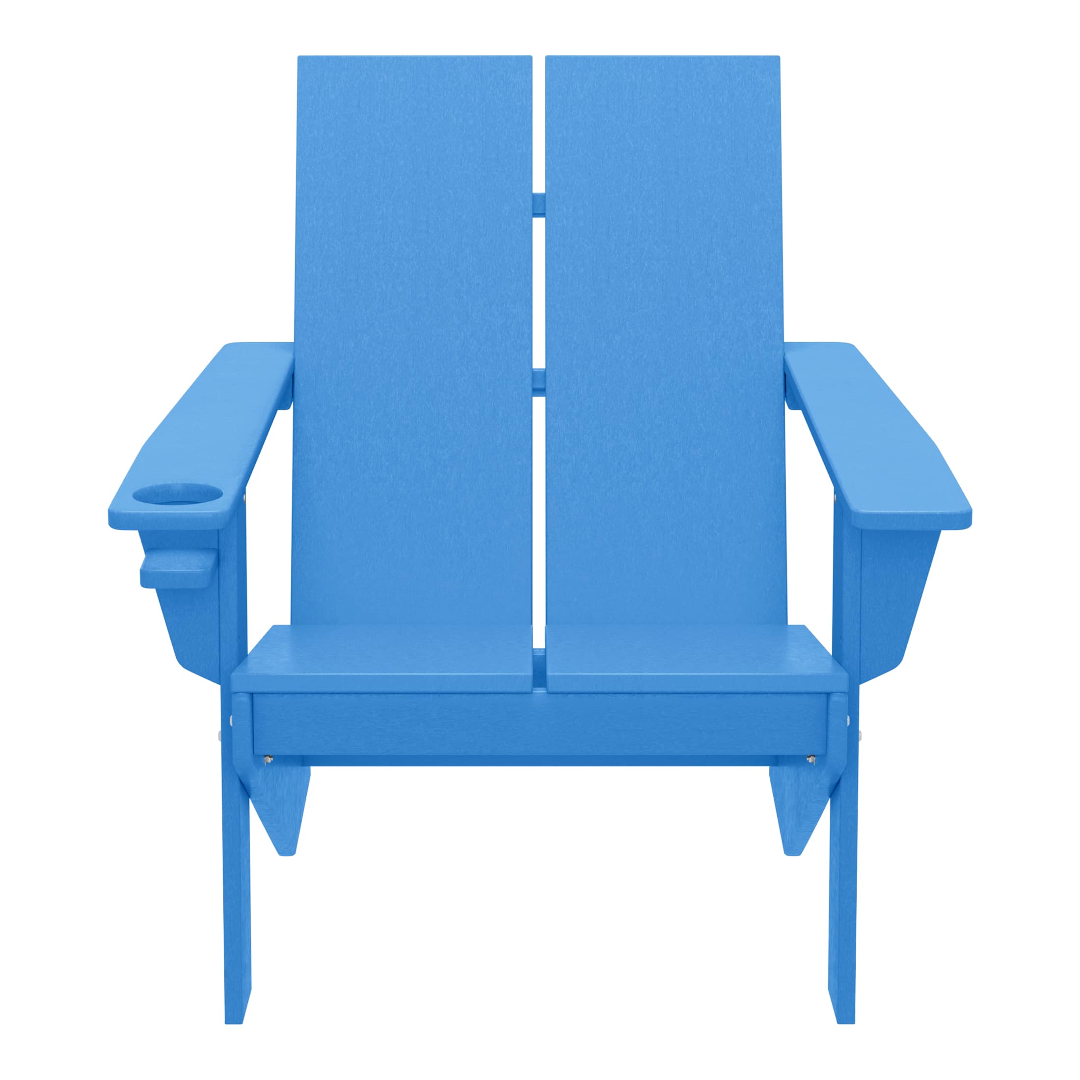 WestinTrends - Riviera Outdoor HDPE Modern Adirondack Chair with Cup Holder - Pacific Blue price history on PriceWatchPro