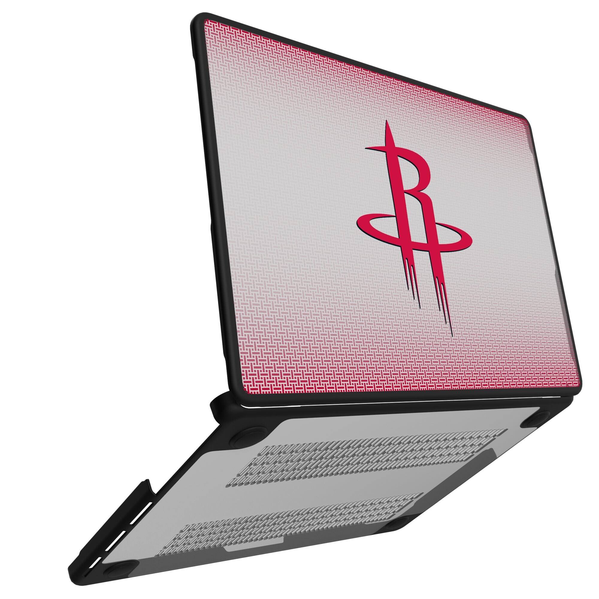 Alt View 1. Keyscaper - Houston Rockets Linen MacBook Case - Multicolor.