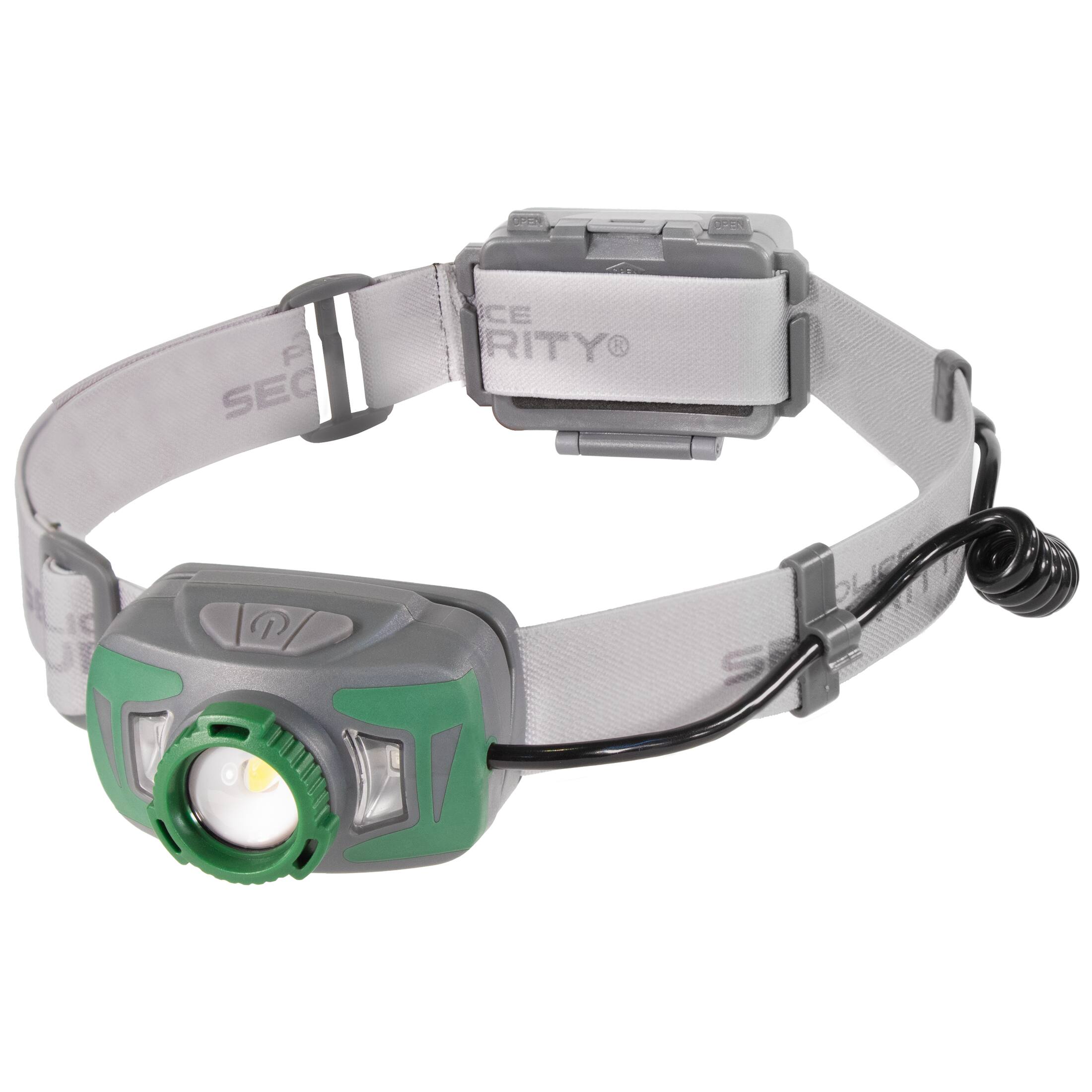 Police Security - Ryder Twin Power 800 Lumen Headlamp - White