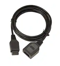 Front. Mars Devices - Sega Genesis Controller Extension Cord Cable 6 Feet - Black.