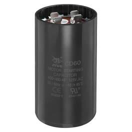 Unique Bargains - CD60 Capacitor 400-480 Mfd, 125 VAC Run Motor Start Capacitor for Electric Fan/Well Pump