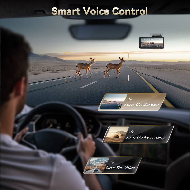 Smart Voice Control, Turn On Screen, Turn On Recording, Lock The Video
