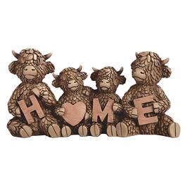 FC Design - 9"W Highland Cow Family Figurine Computer Desk Tabletop Decoration - Multi-Color
