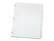 Front. Oxford - Print & Apply Label Paper Dividers, 5-Tab, 25 Sets/Box - White.