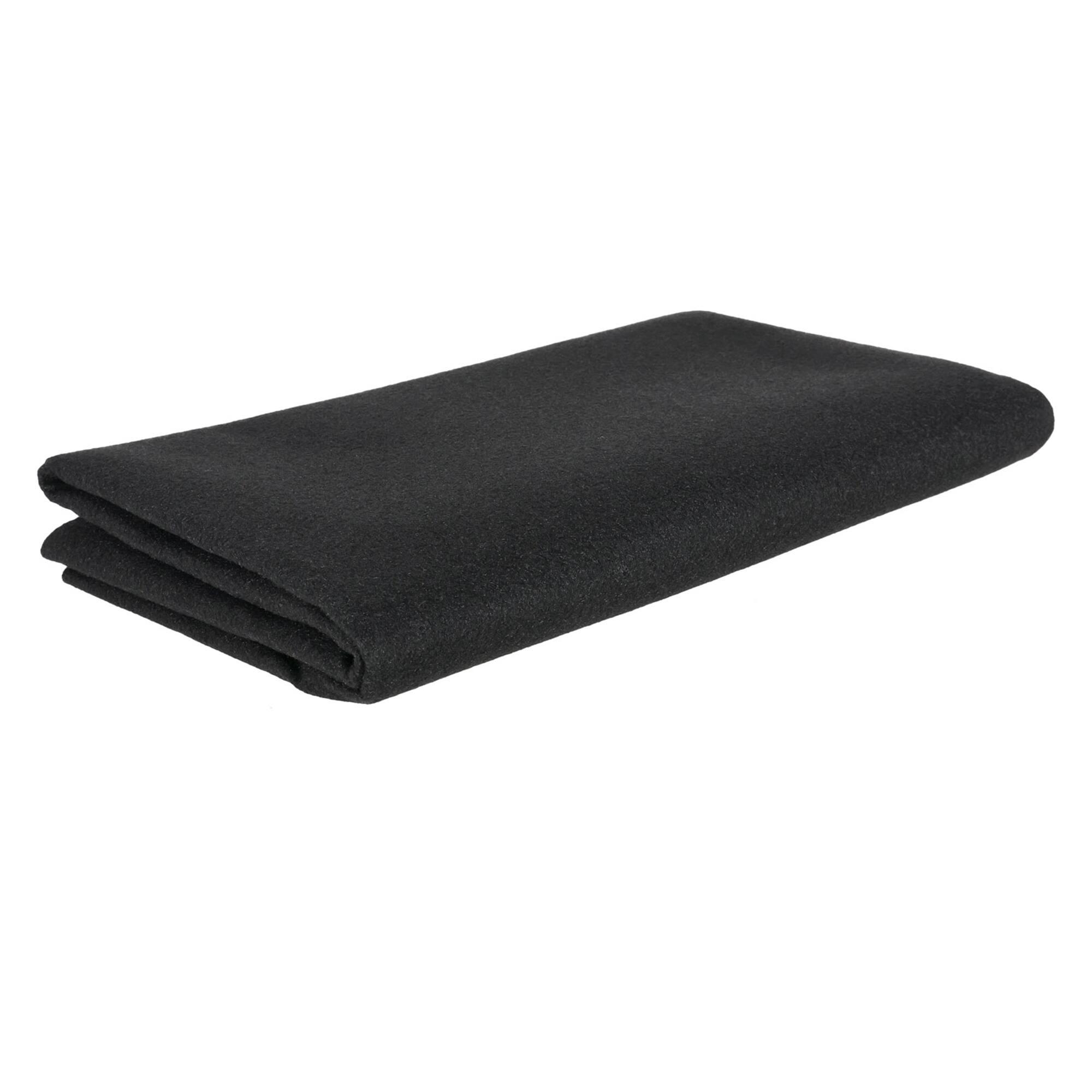 Alt View 2. QPower - QPower Speaker Box Carpet, 72" x 72" Fabric Sheet for Car Audio Builds, Black - Black.