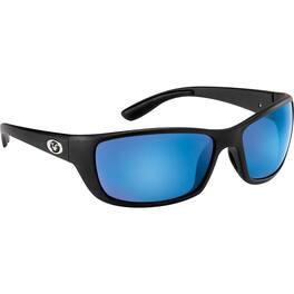 Flying Fisherman - Cay Sal Polarized Sunglasses - Matte Black/Smoke Blue Mirror - Matte Black/Smoke-Blue Mirror