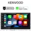 KENWOOD CERTIFIED Works with Apple Carplay MIC HOME 10:28 5G E OFF MENU A Phone Music Maps Messages Voice KENWOOD VOL Now Playing HOME Podcasts Audiobooks KENWOOD