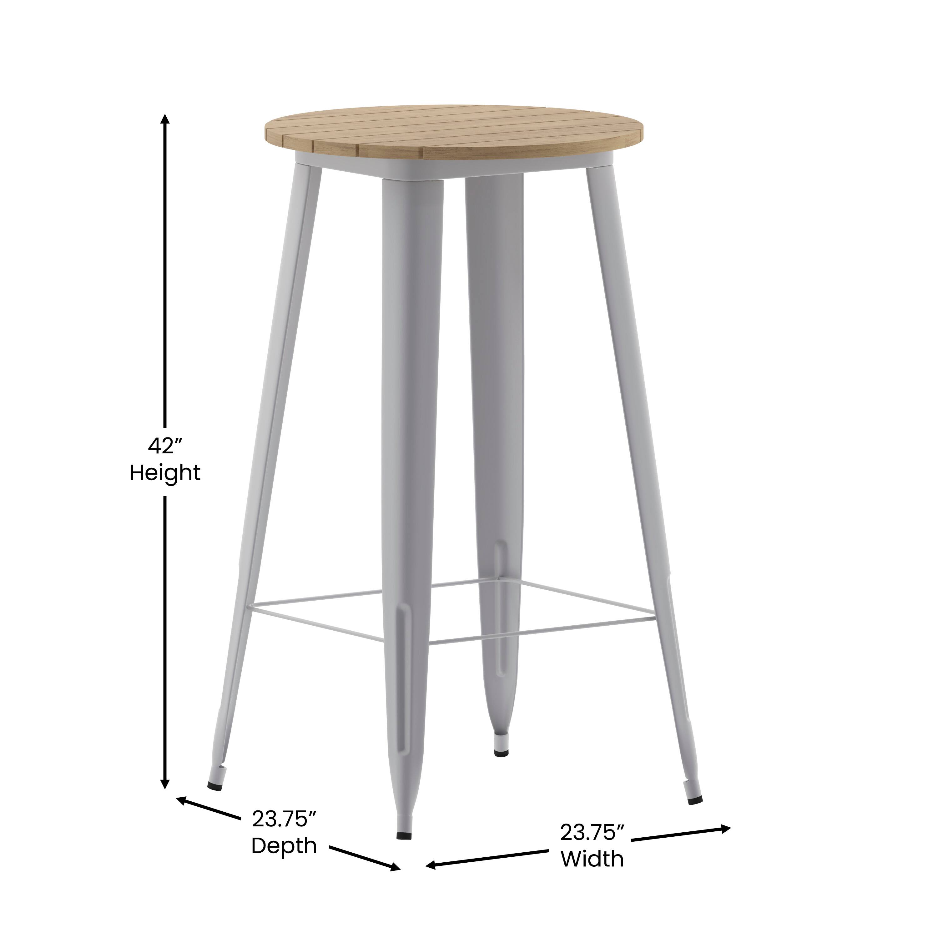 42" Height, 23.75" Depth, 23.75" Width