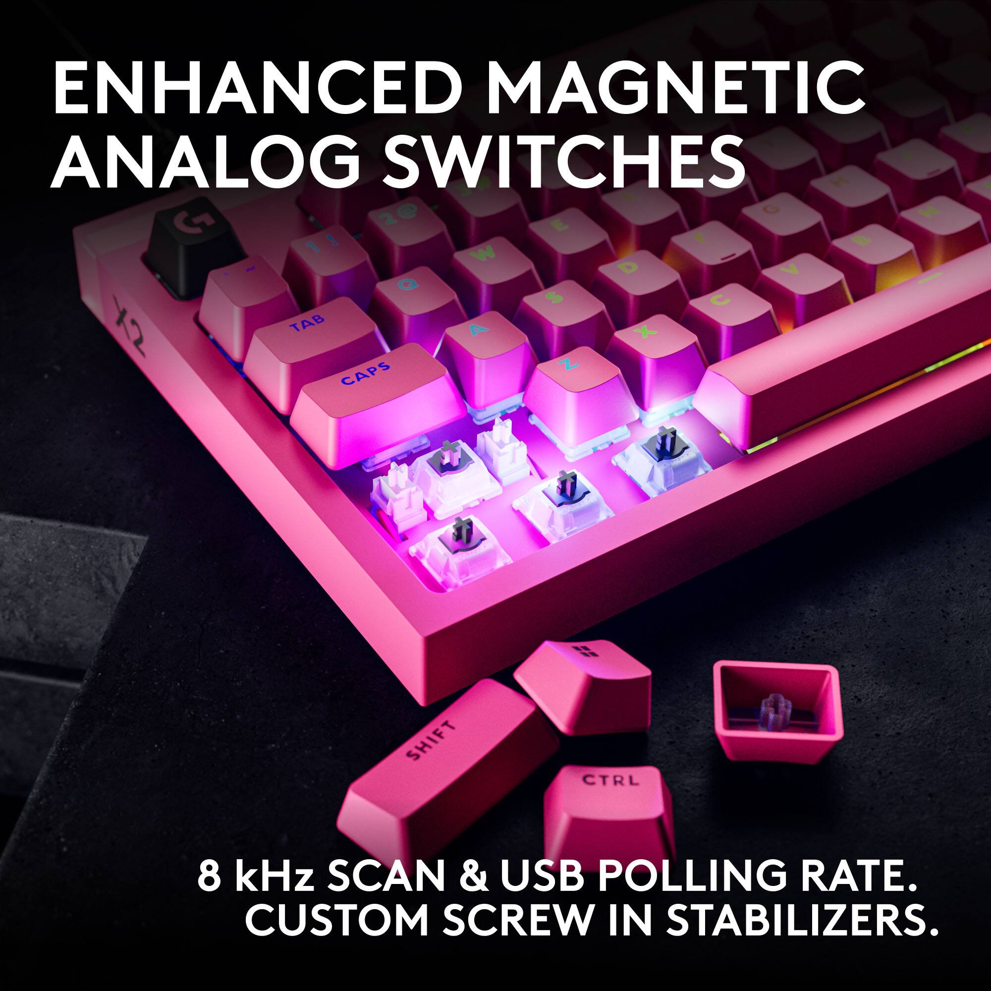 ENHANCED MAGNETIC ANALOG SWITCHES

8 kHz SCAN & USB POLLING RATE. CUSTOM SCREW IN STABILIZERS.