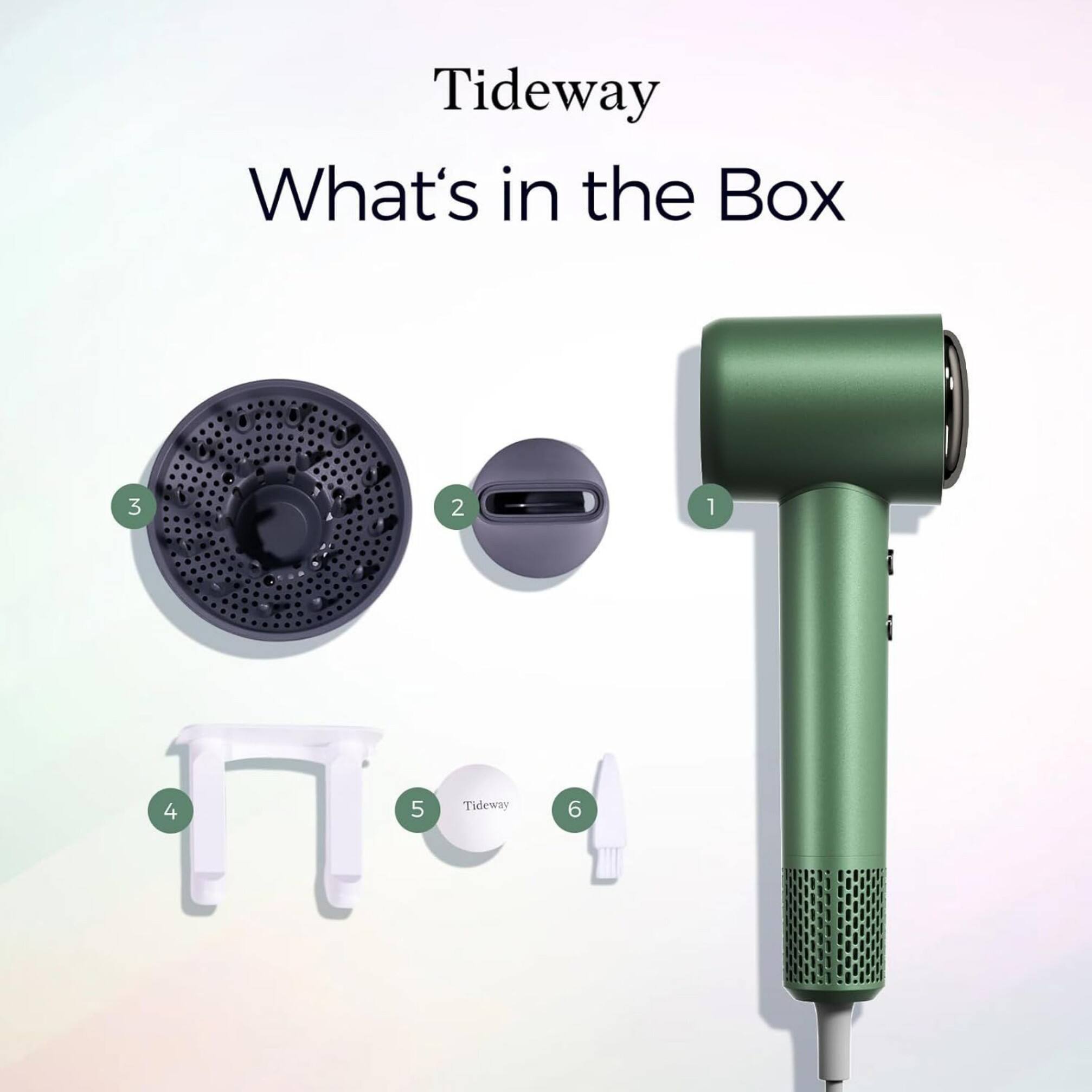 Tideway  
What's in the Box

1  
2  
3  
4  
5  
6
