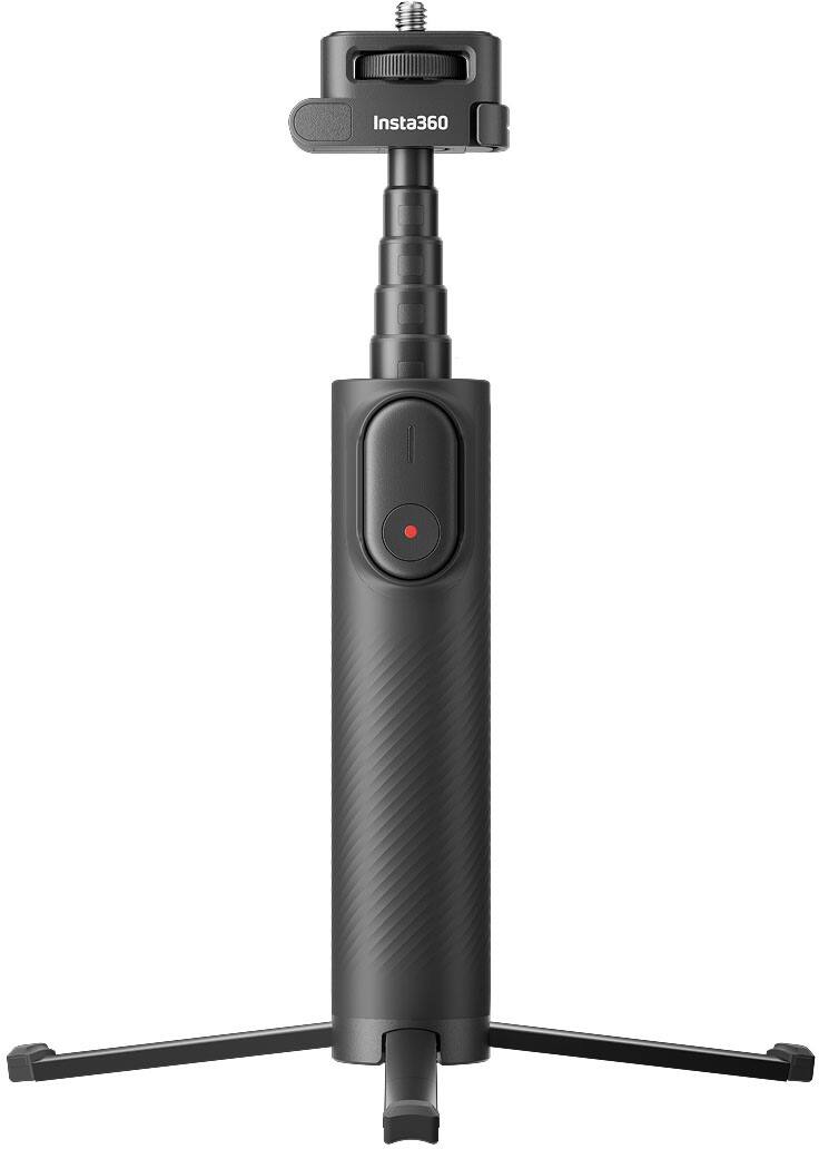 Left. Insta360 - 23" Foldable 2-in-1 Selfie Stick - Tripod - Remote Kit - Black.