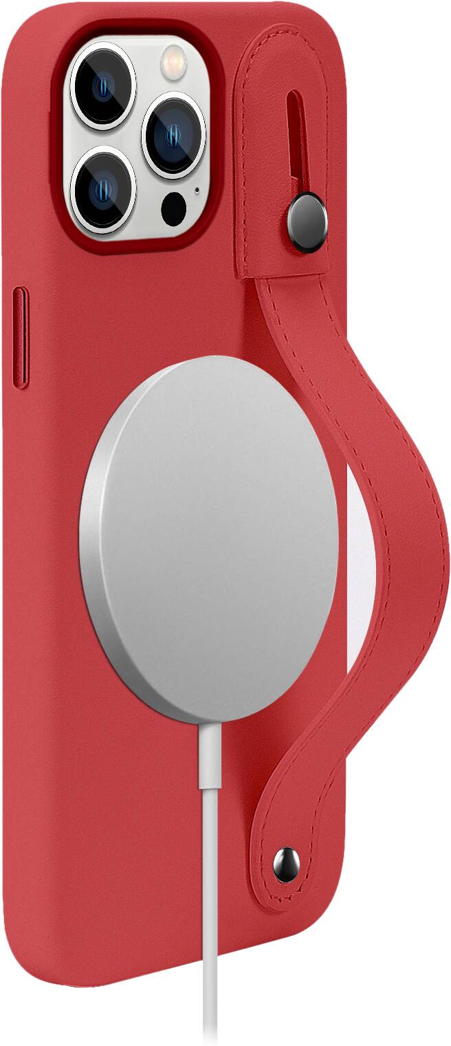 Alt View 16. SaharaCase - FingerGrip Series Case for Apple iPhone 14 Pro Max - Red.