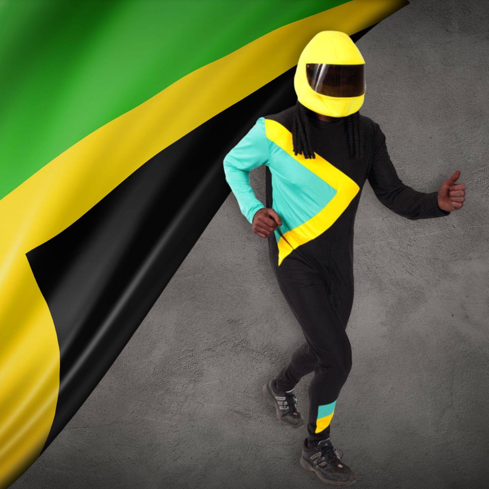 Alt View 3. Orion Costumes - Jamaican Bobsleigh Adult Costume | X-Large - Multi-Colored.