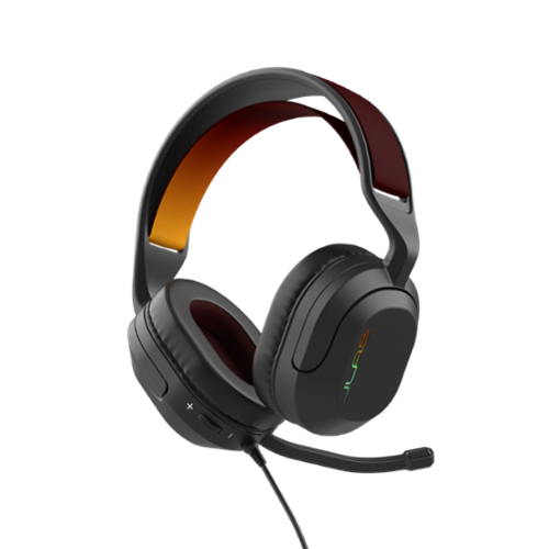 JLab - Nightfall Wired Gaming Over The Ear Headset - Black