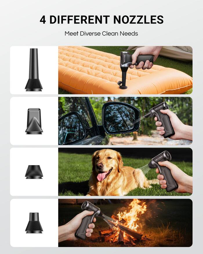 4 DIFFERENT NOZZLES  
Meet Diverse Clean Needs