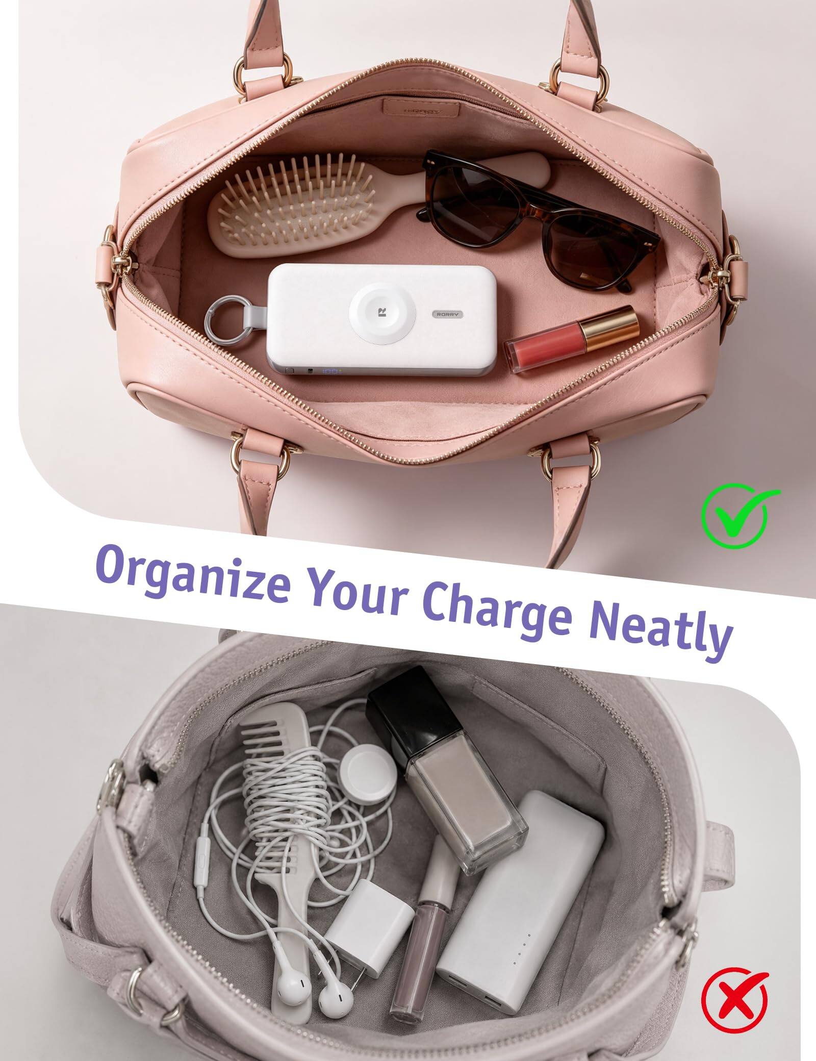 IV
RISSY
INESS
Organize Your Charge Neatly