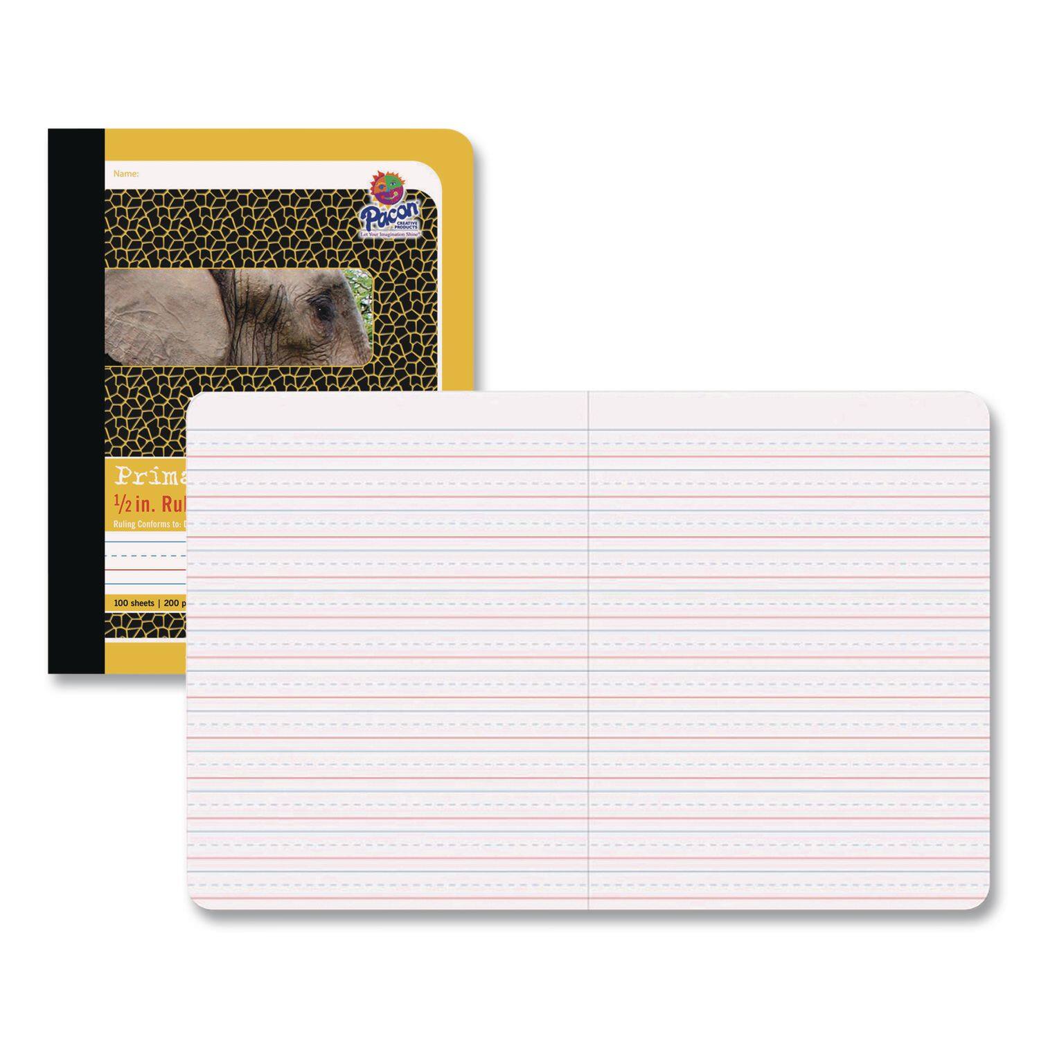 Name: Pacon Prima 1/2 in. Rule Contour 100 sheets - 200