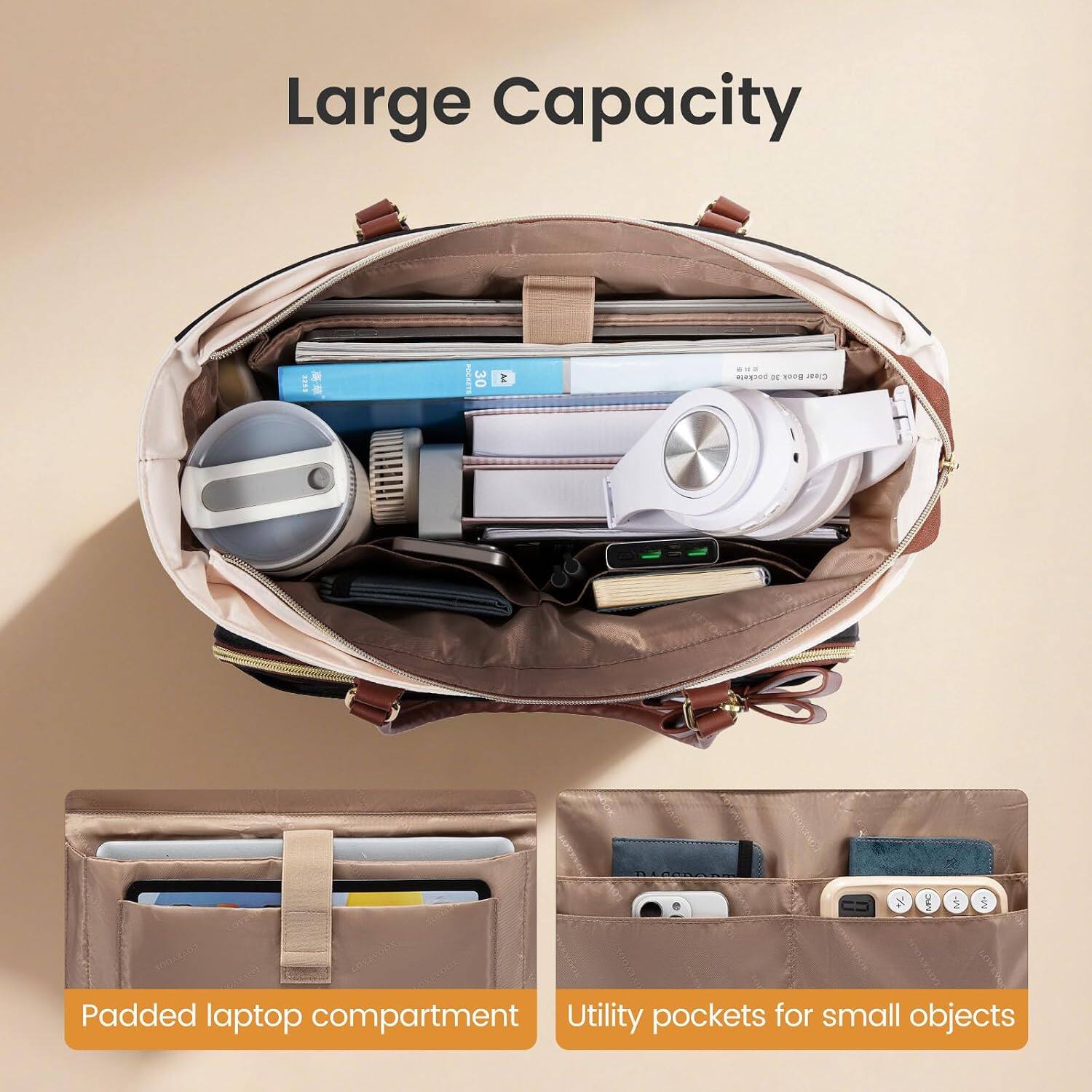 Large Capacity

30 M pockets

Padded laptop compartment

Utility pockets for small objects