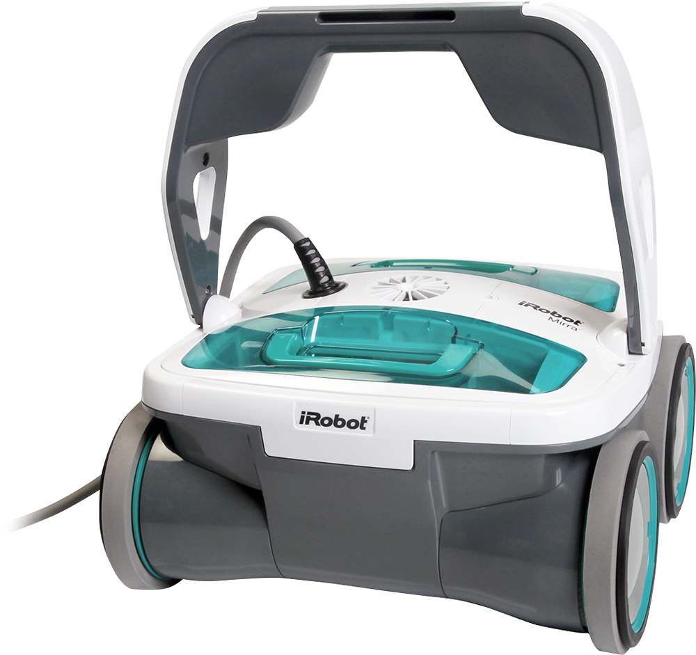 Best Buy: iRobot Mirra 530 Pool Cleaning Robot White/Green/Gray MIRRA 530