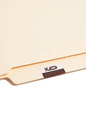 Alt View 1. Smead - BCCRN Color Coded Numeric Labels, 9, Brown, 500/Roll - Brown.