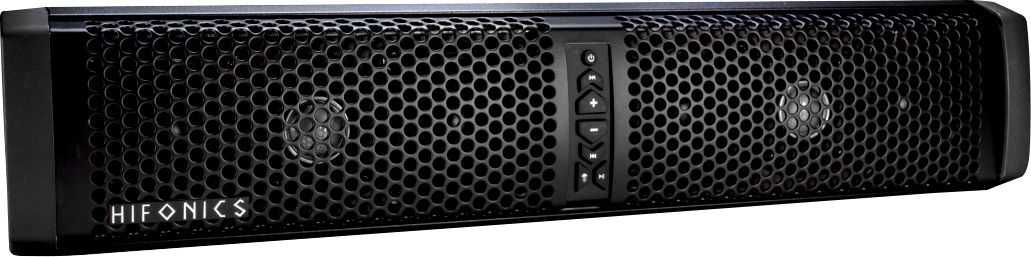 Angle View: Hifonics Thor Powered Bluetooth ATV UTV 10-Speaker Sound Bar w/Amp | TPS10