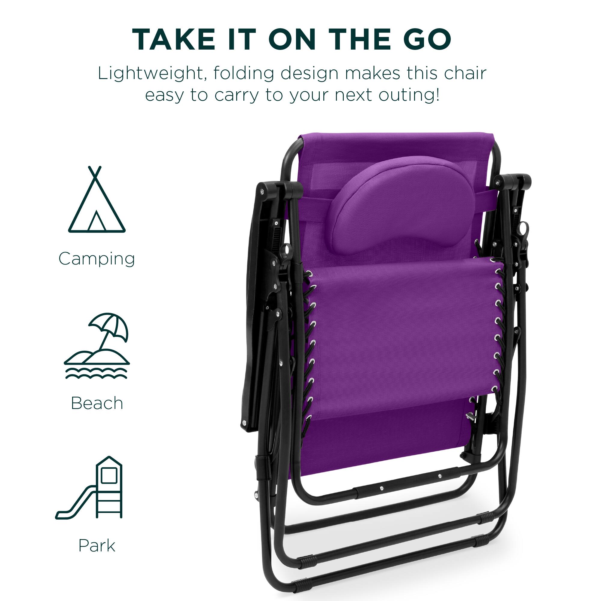 TAKE IT ON THE GO

Lightweight, folding design makes this chair easy to carry to your next outing!

Camping  
Beach  
Park