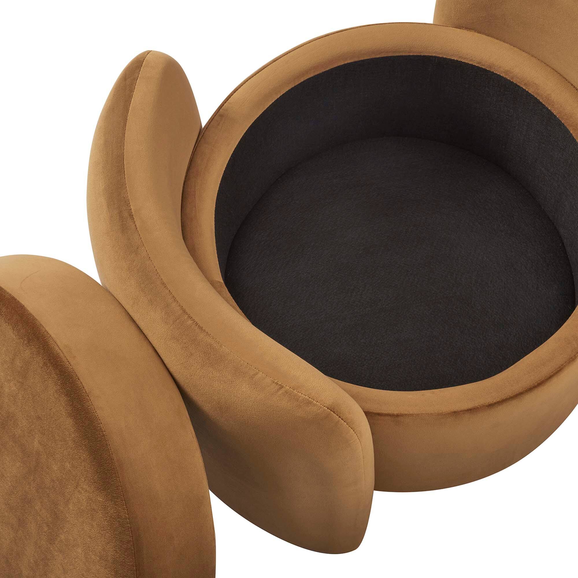 Alt View 6. Modway - Nebula Upholstered Performance Velvet Ottoman by Modway - EEI-6055-COG.