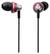 Front Standard. Panasonic - ErgoFit Earbud Headphones - Red.