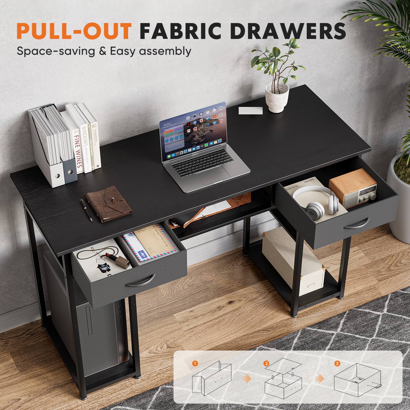 PULL-OUT FABRIC DRAWERS  
Space-saving & Easy assembly  

FINE WINES