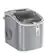 Alt View 1. LHRIVER - Portable Countertop Ice Maker with Carrying Handle and Scoop, 9 Ice Cubes in 6 Minutes, 26 lbs Daily Output - Grey.