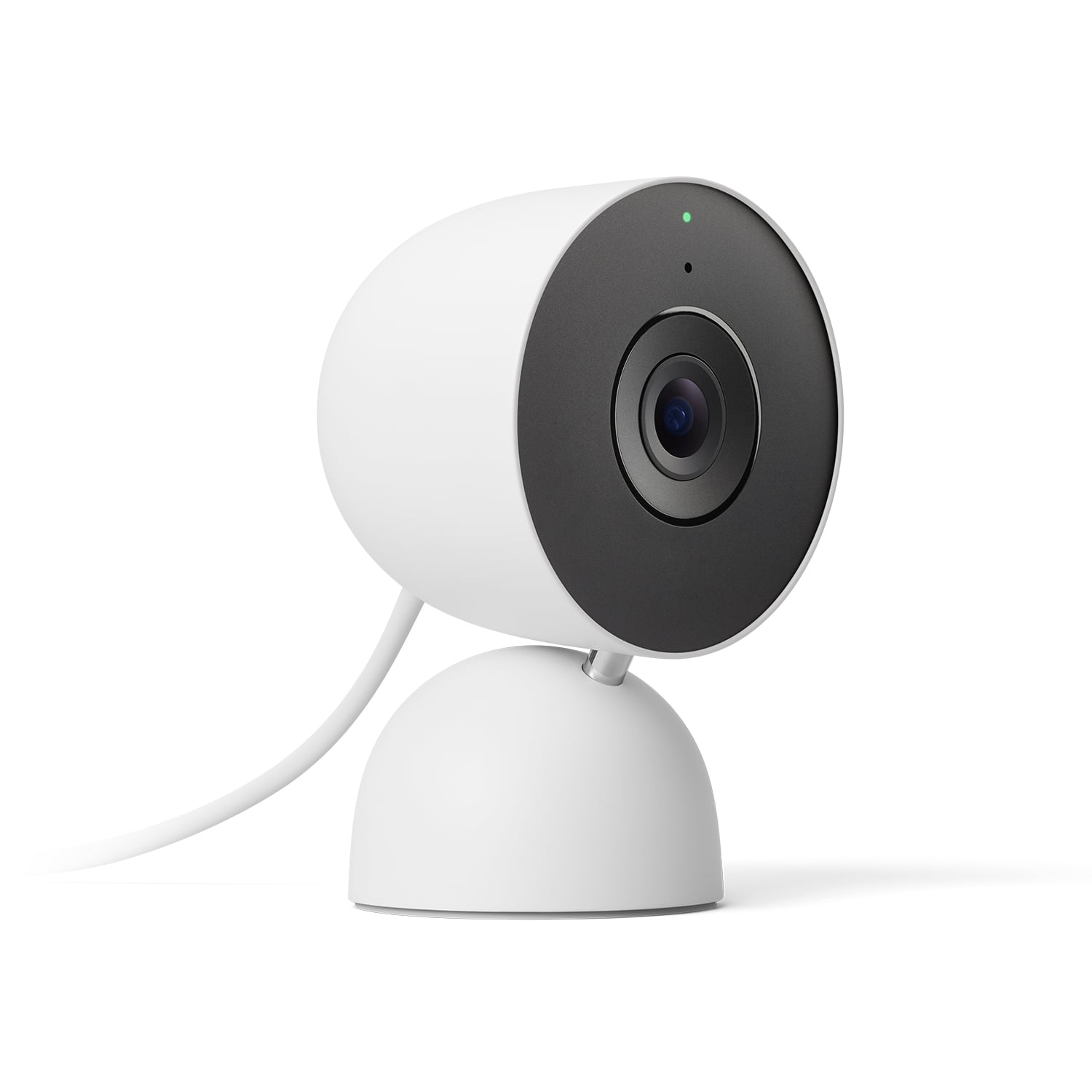 Alt View 1. Google - Nest Cam Indoor (wired, 3rd gen) - Latest Model - 2K Video and Gemini - Snow.