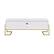 Alt View 24. Walker Edison - Modern Glam TV Stand - Solid White.