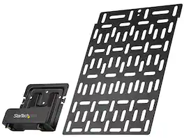 StarTech.com - Universal TV Accessory Mount - Adjustable Behind TV or Wall Mount - Media Players/Router/AV Extenders/Apple TV - 11lb - Black